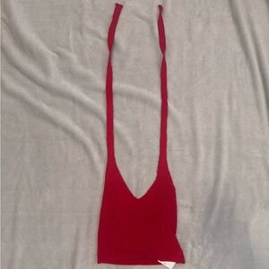 Size small red halter top